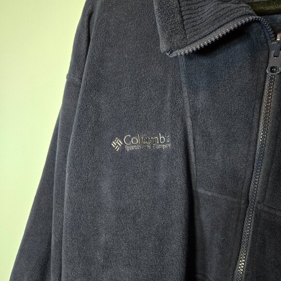 Vintage Columbia Bugaboo Jacket Adult L Blue Ski Coat Jacket w/ Fleece Liner - Picture 13 of 16